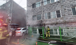 다세대 지하에서 불… 자전거 배터리 열폭주 추정