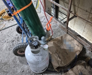 인천 송도 공사장서 가스 폭발…작업자 3명 중경상