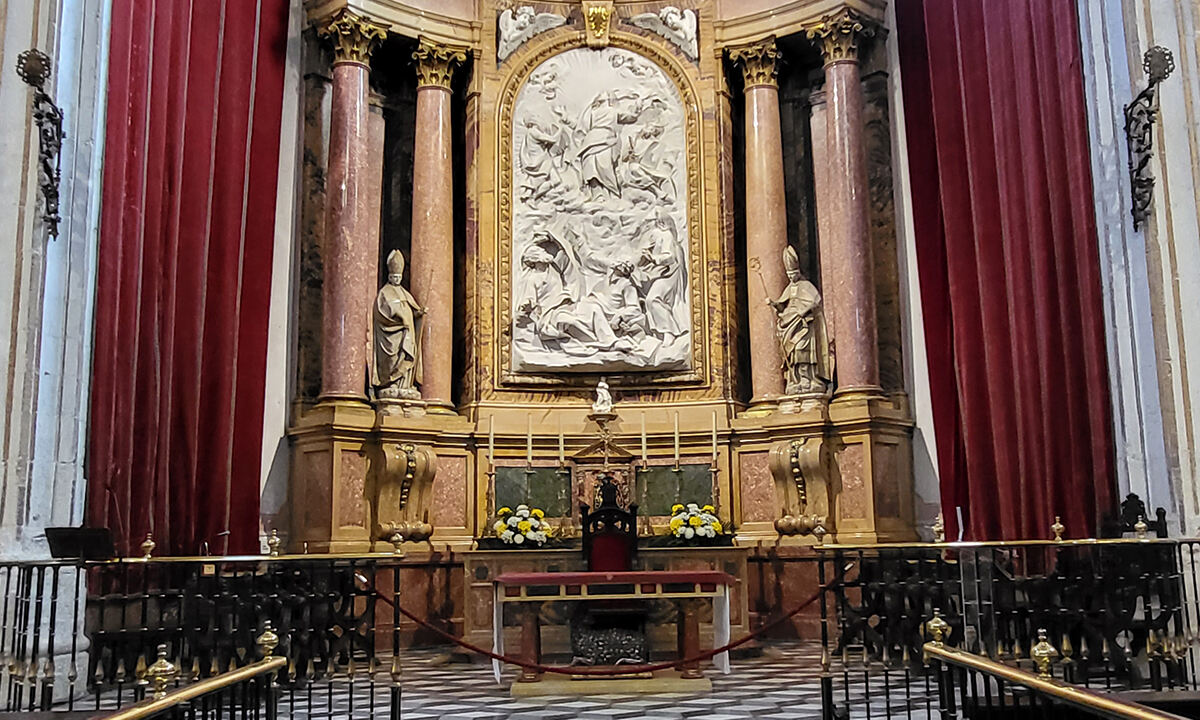 사모라 대성당 제단.&nbsp;필자 제공
