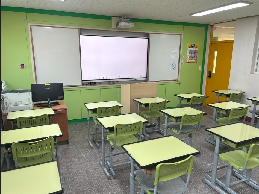 경기 안양시 정심여중여고(안양소년원)에서 수업이 이뤄지는 교실 모습. 안양소년원&nbsp;제공