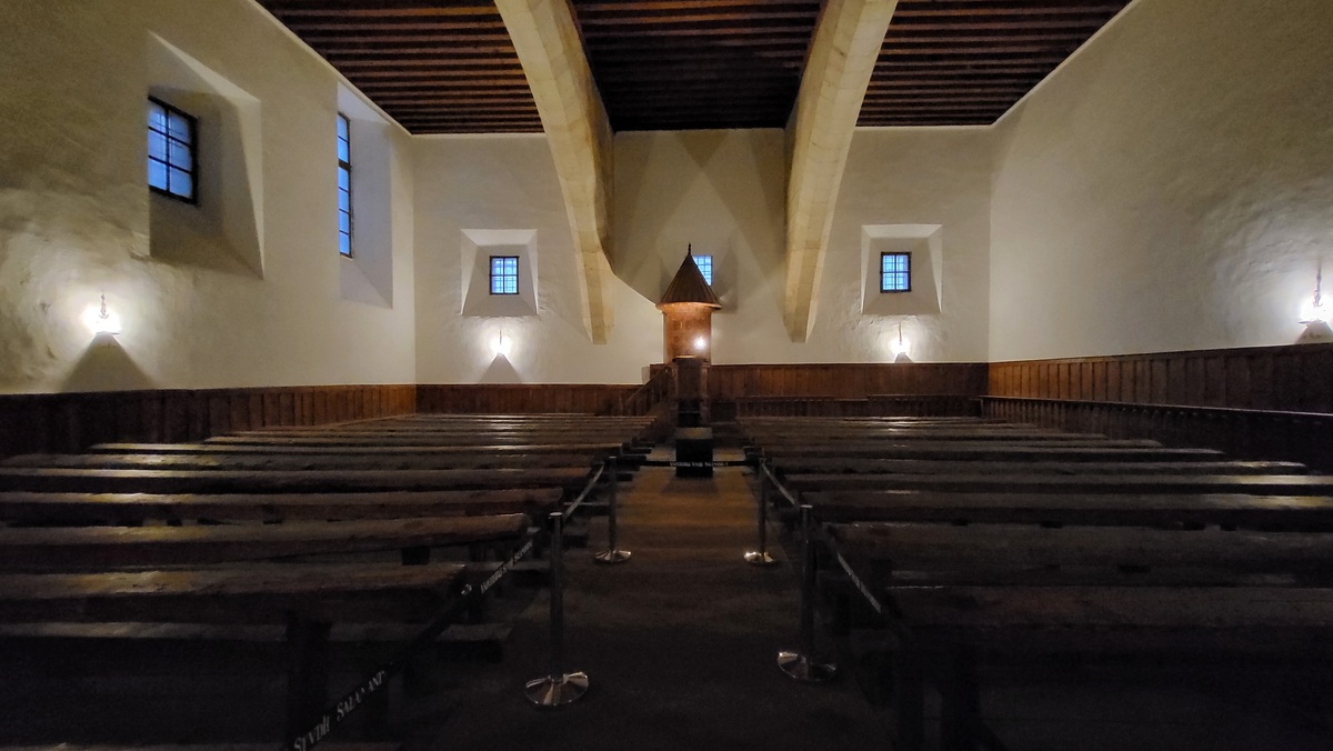 살라망카 대학교 프라이 루이스 데 레온 강의실. 필자 제공