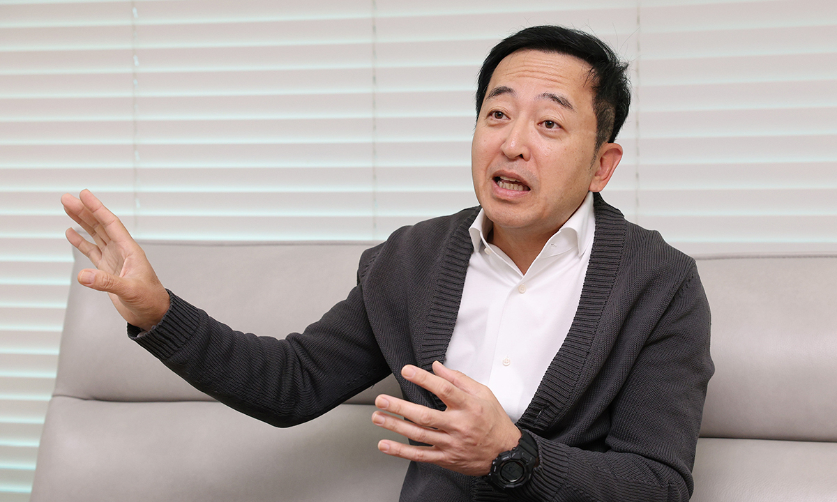 금태섭 전 의원이 27일 서울 용산구 사무실에서 세계일보와 인터뷰하고 있다. 금 전 의원은 법원과 검찰의 존재 이유는 사회적 약자 및 소수자 보호에 있다며 최근 더불어민주당 주도로 이뤄진 사법·검찰 개편이 과연 그 같은 원칙에 부합하는지 심히 의문이라고 실망감을 드러냈다. 남정탁 기자